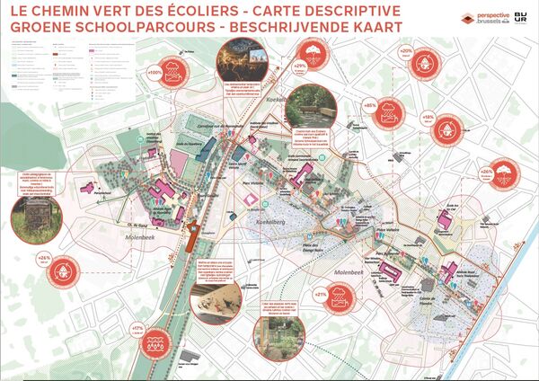 Le Chemin Vert des Écoliers: parcours