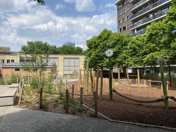 La cour de récré de l'école Ulenspiegel
